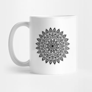 Mandala (black) Mug